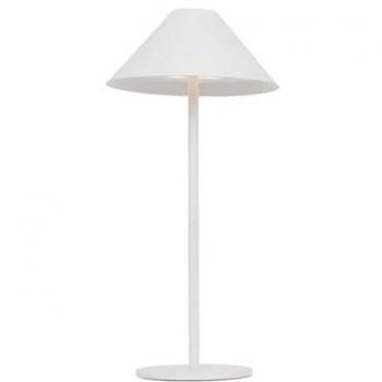 Lámpara de Mesa LED Portátil Kivuli 3W para Exterior con Batería USB Recargable Blanca