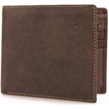 Visconti Hunter Cartera / Billetera masculina de cuero engrasado- Marrón desgastado # 707