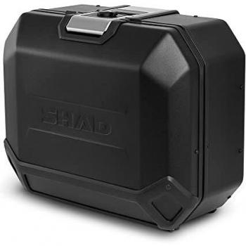 Shad D0TR36100LB Maleta Lateral Izquierda TR36L Terra Edition, Black Aluminio