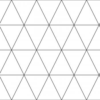 Papel pintado triángulos gráficos blanco y negro - 53 cm x 10,05 m