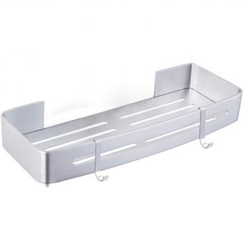 Hoomtaook Estante de baño, Estanteria Ducha sin Taladros Almacenamiento Organizador sin Clavos Sin daños Alumnio Espacial,Bandeja Inoxidable para Accesorios de baño y Cocina