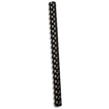 5 Star 916086 - Pack de 50 canutillos de plástico, 25 mm, color negro