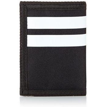 Hurley Wallet Block Party Tri-Fold - Cartera para hombre, color negro, talla 12 x 9 x 2 cm