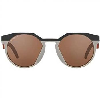 Gafas de sol Oakley HSTN Matte Carbon con lentes Prizm Tungsten, diseño para deporte en general, talla 52/21/142