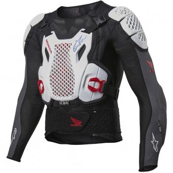 Alpinestars Honda Bionic Plus V2 Protective Jacket - Black/White/Blue/Red