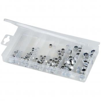Silverline 783128 - Juego de tuercas autoblocantes