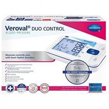 Tensiometro de brazo Hartmann Veroval Duo Control Tamaño M con detección de arritmias y control de posicionamiento del brassard