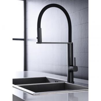 Grifería de Cocina Menorca Negro Mate [GCE019/NG]