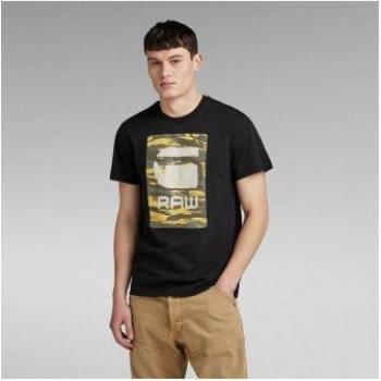 G-Star Raw Men's Camo Box Graphic T-Shirt - Black Cotton - Size 2XL
