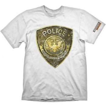 Camiseta Blanca Battlefield Police Talla M