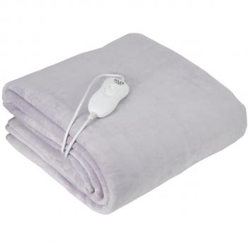 Adler AD-7425 Manta Eléctrica y Almohadilla 60W Gris Poliéster