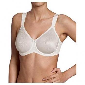 Triumph Essential Minimizer Bra - Women's Underwire Bra, Size 90F, Offwhite/Vanilla