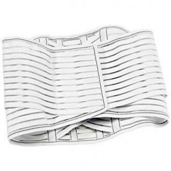 Vulkan 7093 Faja Lumbar Elástica, Hombre, Blanco, XL