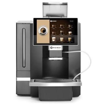 Cafetera Automática Profesional HENDI con Pantalla Táctil, 19 Bares, 3000 W, Capacidad de 6L y 2 Tazas