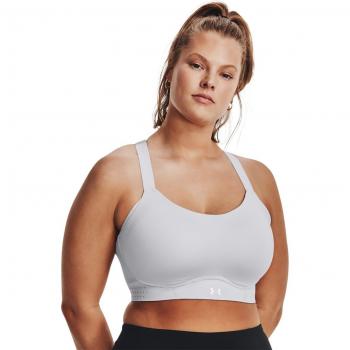 Under Armour - Top de mujer Uplift High Support Blanco 95/D