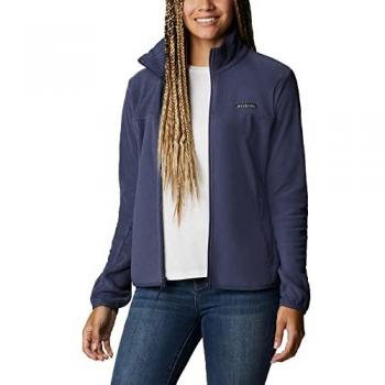 Columbia Forro Polar Ali Peak Azul Mujer, forro polar con cremallera completa, color azul marino, talla L