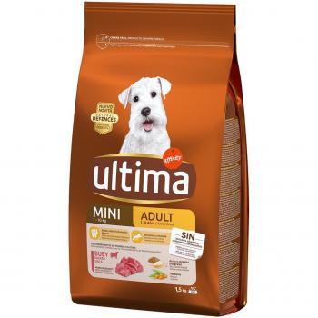 Ultima Pienso para Perros Adultos Mini con Buey 1,5 kg