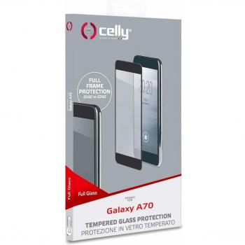 Celly-Full - Cristal para Samsung Galaxy A70, Color Negro