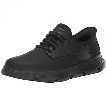 Skechers Garza Gervin Men's Black Slip-On Sneakers with Heel Pillow™ Size 44