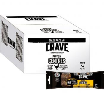 Crave Protein Centres Mini snacks para perros grandes - 8 x 72 g pollo