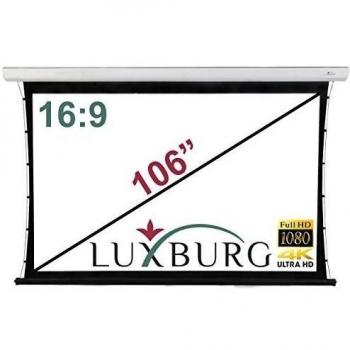 Luxburg® Premium Pantalla de proyección Tab-Tensionada motorizada 235x132 cm