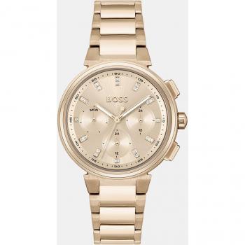 BOSS Women's One Rose Gold Dial Watch 1502678