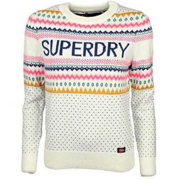 Superdry Jersey Oslo Fairisle Multicolor Mujer XX-Small