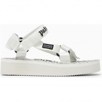 Palm Angels Women's Depa X Suicoke Sandals in White | Size 36 | PWIH027S24MAT001