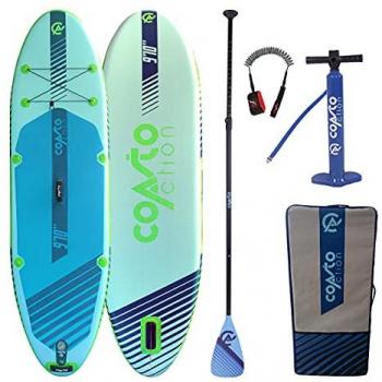 Tabla Paddle Surf Hinchable Coasto Action SP1 9'10, Adultos Unisex, Color Azul, Tamaño Mediano
