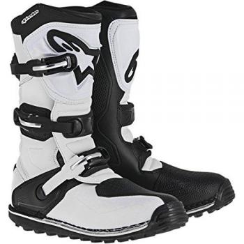Botas de Cross Alpinestars Tech T Rojo Brillante-Negro-Blanco