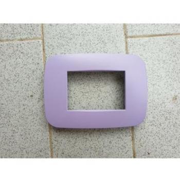 Placa Compatibles Axolute Bticino Color Lila 4 Foros