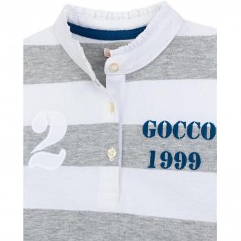 Gocco S73RNCCP601, Polo para Niñas, Gris