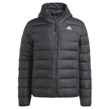 Chaqueta Adidas Essentials Ligera con Capucha para Hombre, Negra, Talla M