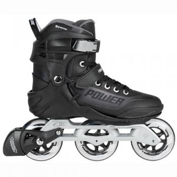 Powerslide Patines En Línea Phuzion Krypton 100 Senior - Talla 40, con bota blanda, ruedas de 100 mm, rodamientos ABEC-7 y chasis de aluminio