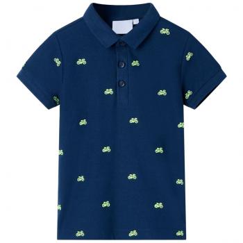 Polo infantil azul marino 140