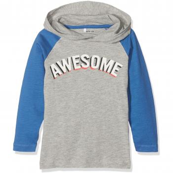 NAME IT Nmmertonga LS Top W Hood, Sudadera para Bebés, Multicolor