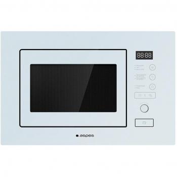 Microondas Integrable ASPES AMWI2800DGB con Grill y Cristal Blanco