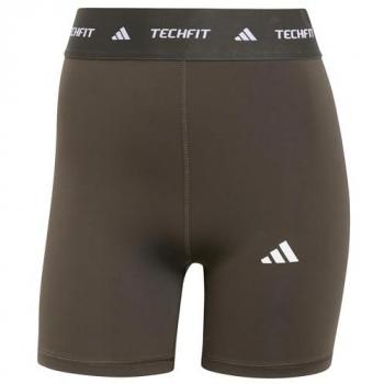 Adidas Tech-Fit Shorts Con Bolsillo Para Pelota Mujeres Antracita - Talla L, Mallas Cortas Ceñidas, Leggings 3 Mujer
