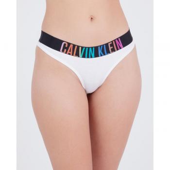 Tanga Intense Power Pride de Calvin Klein, color blanco, talla S