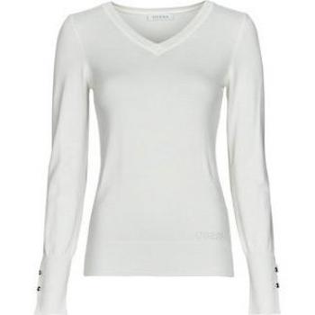 Guess Women's Beige V-Neck Sweater