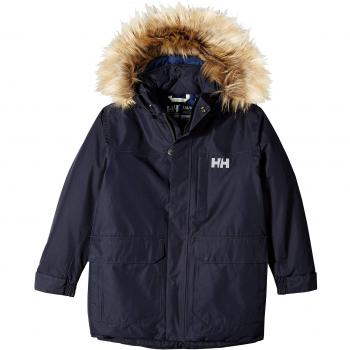 Helly Hansen Jr Felix - Parka Infantil, Infantil, Color Azul Marino, tamaño 10