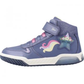 Zapatillas Deportivas de Niña Marca Geox Modelo J Inek Girl Color Azul C4117