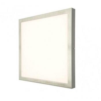 Plafón LED FABRILAMP 48W 4000K 3.5x50x50 cm Plano Níquel 4080lm Ahorro de Energía