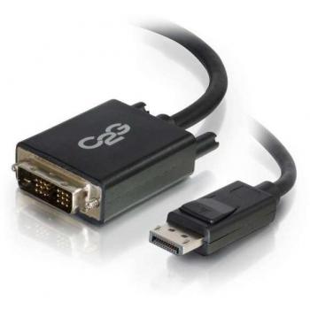 C2G 84330 Adaptador de Cable de vídeo 3 m DisplayPort DVI-D Negro