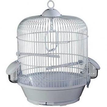 VOLTREGA Jaula 716 Pájaros Blanco