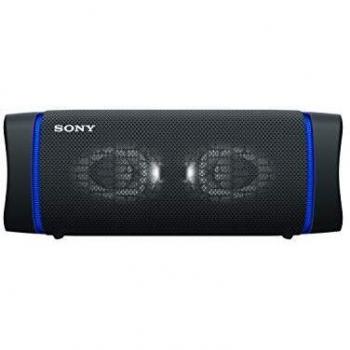 Sony SRS-XB33 - Altavoz Bluetooth Potente, con Luces, Extra Bass, Resistente al Agua, Polvo, óxido, Golpes y Larga duración de batería de hasta 24h, Negro