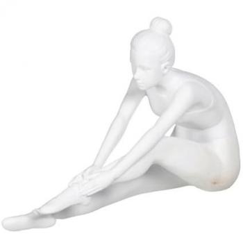 Figura Decorativa Blanco 27,5 x 9 x 19 cm - Poliresina - Originalidad Garantizada