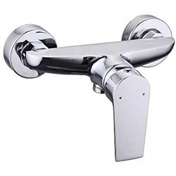 Monomando Ducha Artico ADM 156023 - Monomando para ducha con enganche para cadenilla, posición del tirador frontal