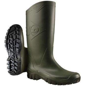 Bota de PVC Dane K680011 Talla 43 Verde/Negro con Caña Alta