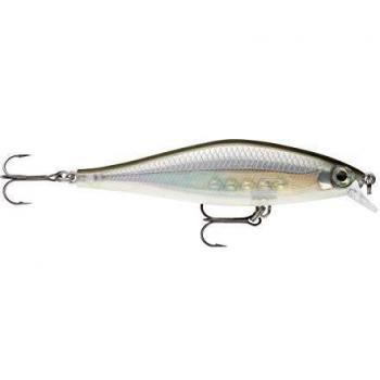 Rapala Shadow Rap Lure with Three No. 6 Hooks, 0.6-1.2 m Swimming Depth, 11 cm Size, Ghost Shiner